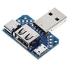 USB adapter board male to female to microUSB to header/Type-C 4P 2.54mm straight plug-1