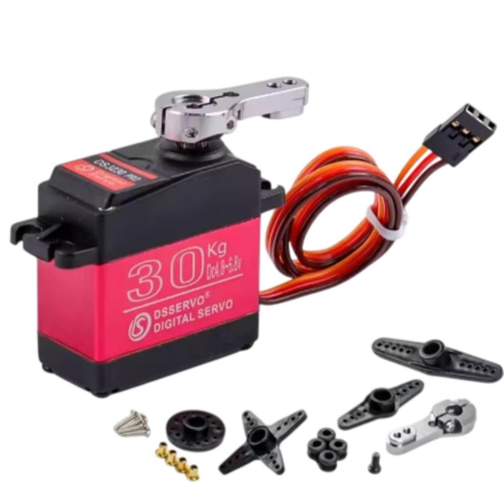 Original High Torque and performance Full Metal Digital Servo Motor 30kg 90Degree/180Degree 180 Degree