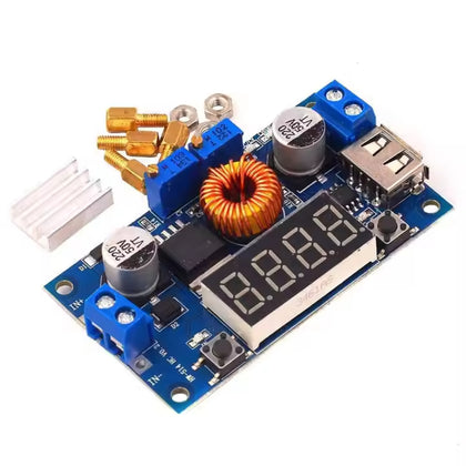 XL4015 5A CC/CV W USB Voltmeter LED Drive Step down Lithium charger Power Module  Without Case