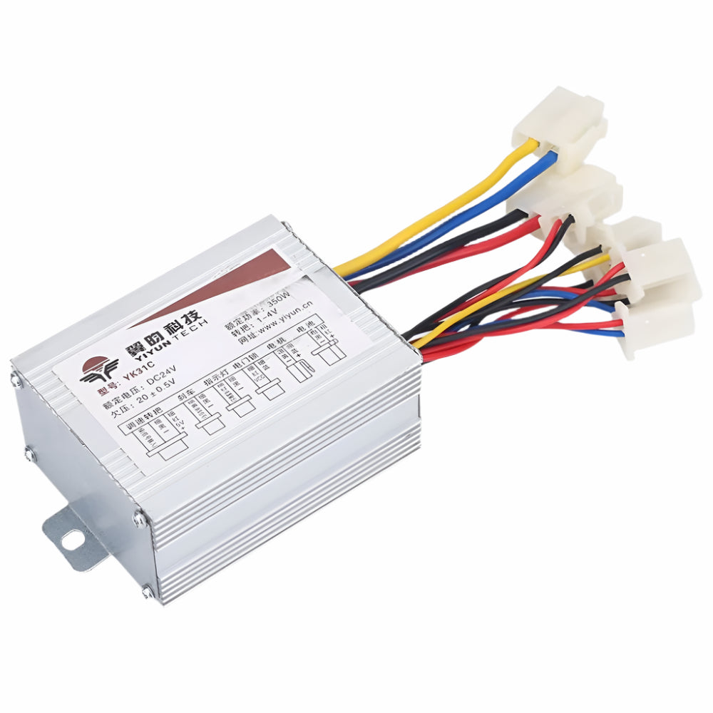 24V 350W MY1016 E-Bike Brush Controller – Smooth Power Control