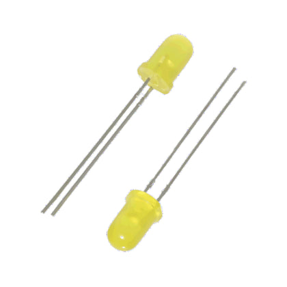 Yellow Color Round LED Light Emitting Diode 5mm_1