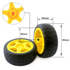 Yellow BO Motor Wheel 65mm Dia. x 26mm Width_drawing
