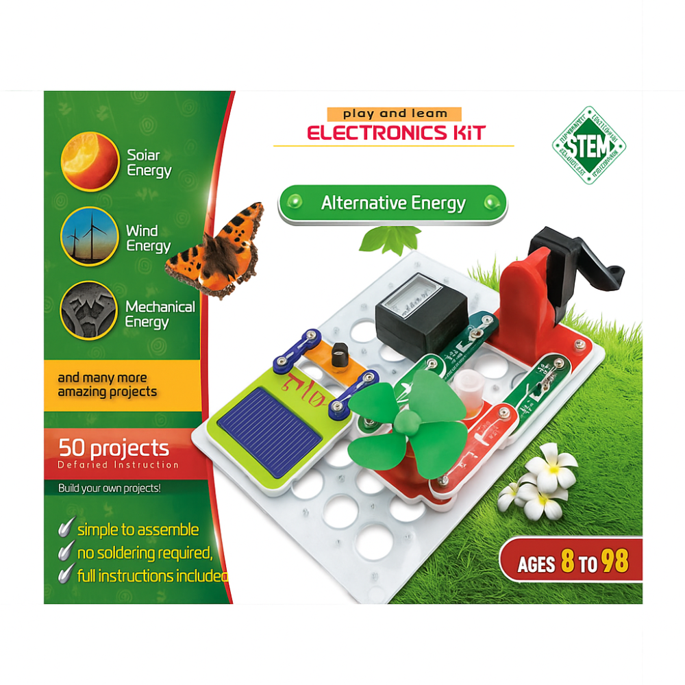 Alternative Energy 50 Experiments SNAP Circuits DIY Kit