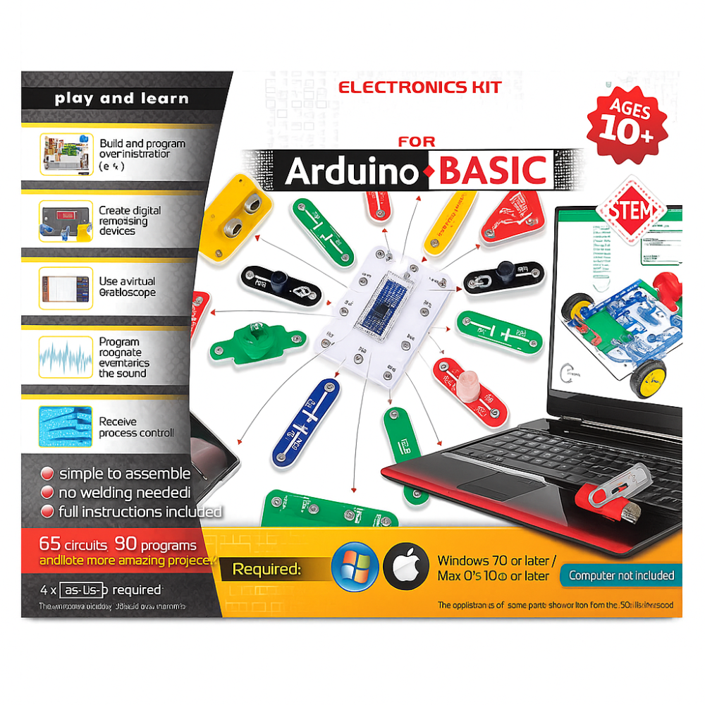 Arduino Kits Programs Arduino Basic 65 Science Experiment Kit – 90 Program SNAP Circuits