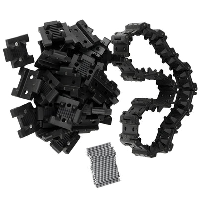 Assembled rubber tracks for smart car and tank robot