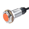 Front view of Autonics PR18-5DP M18 inductive proximity detection sensor