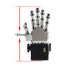 Aluminium paw claw robotic hand for DIY robot arm