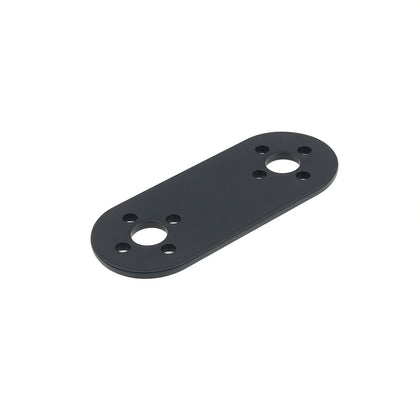 Black aluminum beam bracket for robot arm