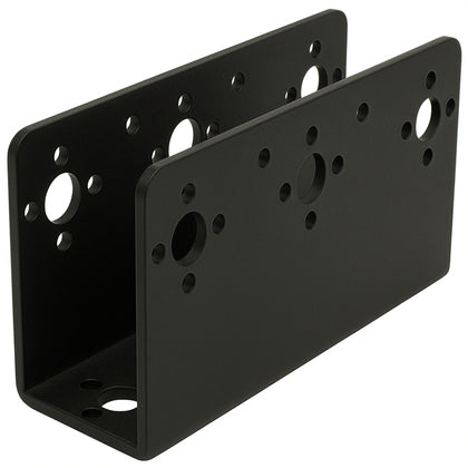 Black U-shape metal beam bracket for robotics