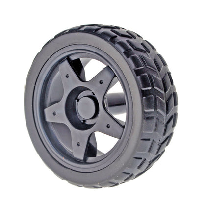 65mm tt bo motor robot wheel black color