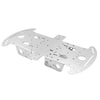 silver metallic robot base plate for diy robotics projects