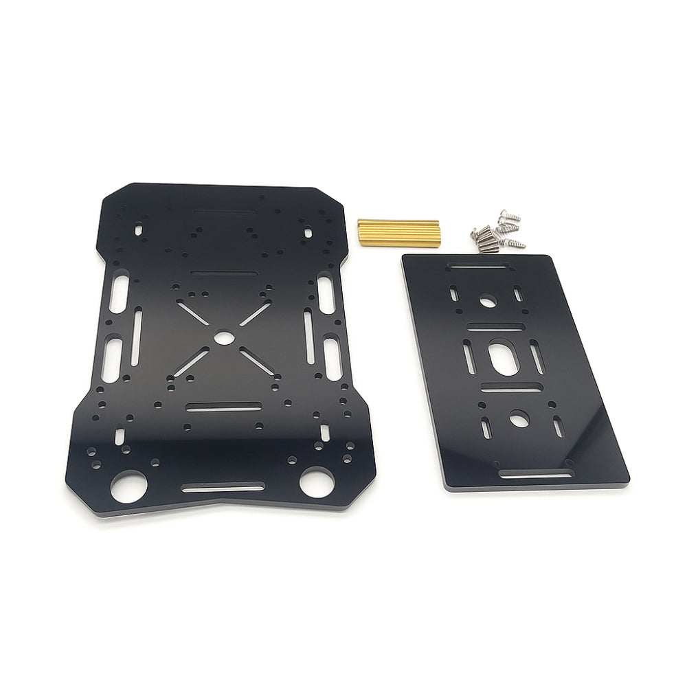 Mini Project Car Frame Kit Robotics Chassis 4WD Mini Car Frame Kit with Motors & Wheels
