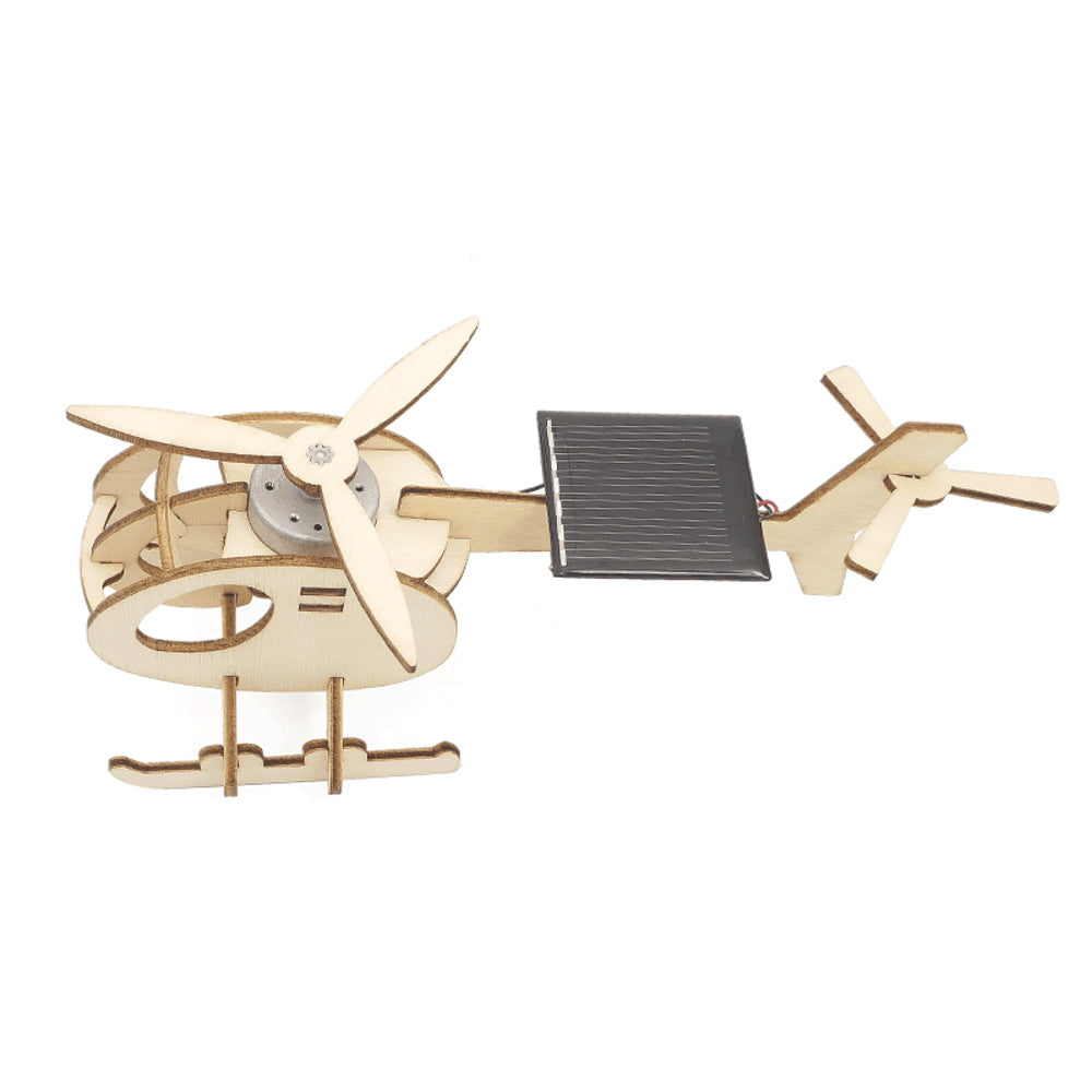 DIY Solar Helicopter Fun STEM Educational Toy