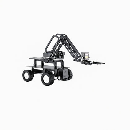 Dual mode 4WD robot chassis car with robotic arm parts