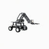 Dual mode 4WD robot chassis car with robotic arm parts