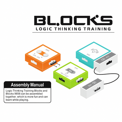 15 piece logic learning block set for kids