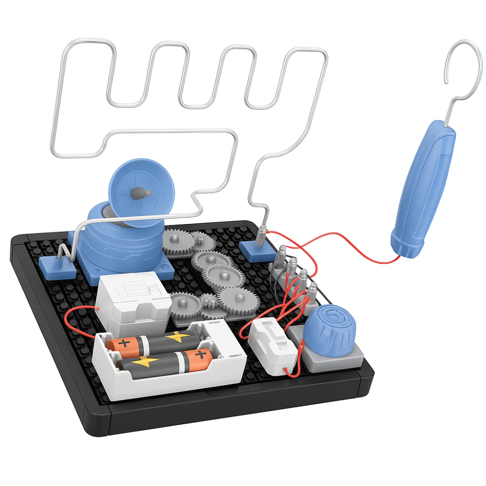 Electric Maze Experiment STEAM DIY Circuits Kit – 46 Pcs