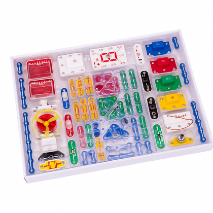 fm radio experiment snap circuit board