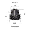 45# helical gear 1 moldule 15 Teeth-3