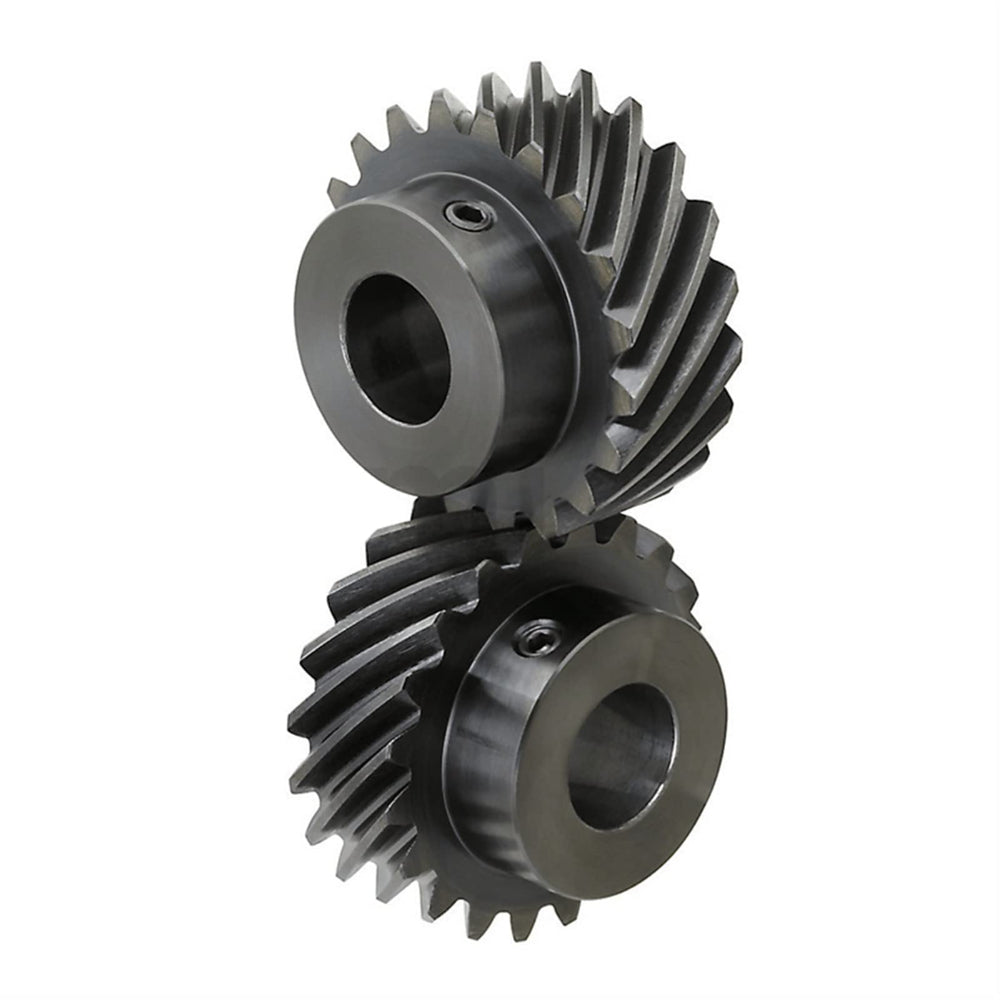 helical gear plus 1 Module 30 Teeth Staggered Axis 45 Degree left-hand Helical Gear 10mm Hole