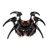 Top view of 18DOF aluminium hexapod kit structural frame