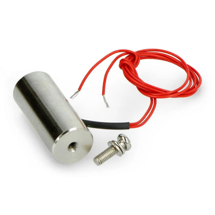 Side view of 24V holding solenoid for compact applications