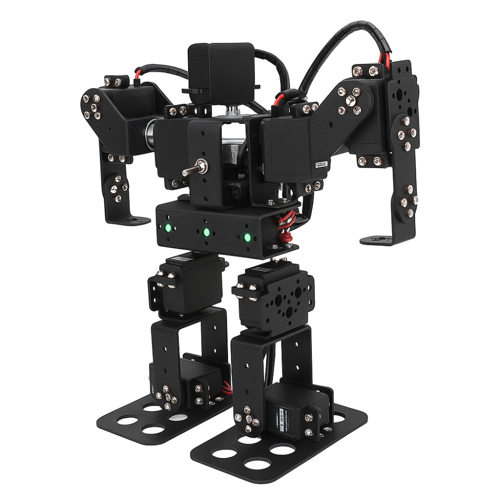 Humanoid Robot 9DOF Metal Biped Leg Kit For Projects humanoid-robot-9dof-metal-biped-leg-kit-for-projects