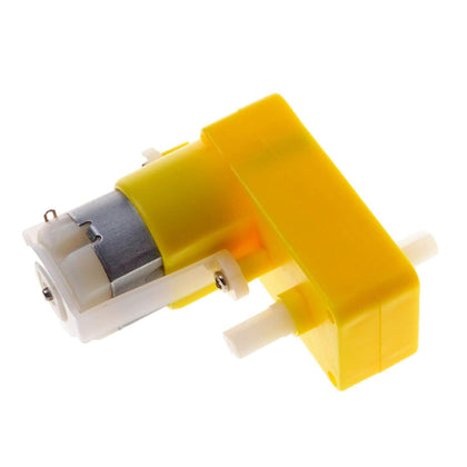 L-shaped BO double axis gear motor 1:48 ratio