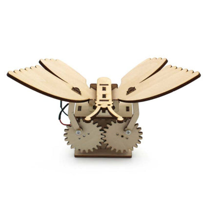 Mechanical Transmission Butterfly Puzzle Butterfly 3D Wooden Puzzle Science Experiment Project 3D Puzzles Mechanical Butterfly