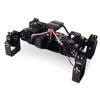 Front view of 9DOF metal robot dog kit