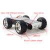 Sturdy off-road 4-wheel robot platform for STEM projects