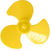 Yellow 50mm 3-blade propeller for 2mm DC motor