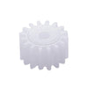 white plastic spur gear for diy robot models