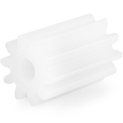white plastic spur gear for diy robots and models