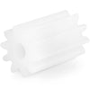 white plastic spur gear for diy robots and models