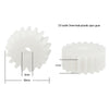 small white nylon gear for dc motor projects