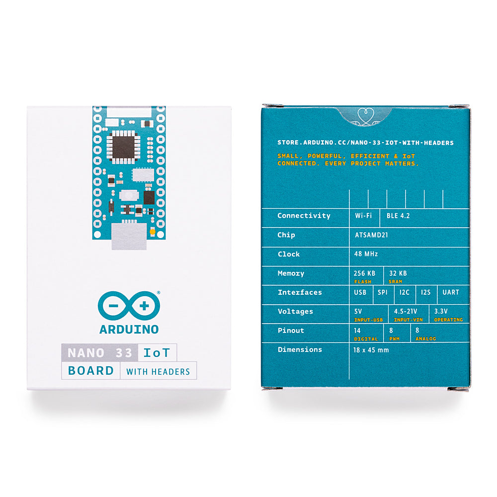 Arduino Nano Phone Original Arduino Nano 33 IoT with Headers