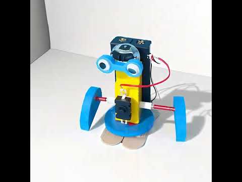 BANRIA DIY Triangle Walking Robot Kit – Creative Mechanical Engineering Model With Geared Motor, 3-Sided Mobility System, Educational Assembly Kit For