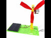 DIY Solar Fan Science Kit with solar panel, DC motor, fan blades, and plastic housing — a hands-on educational tool for learning solar energy and clean power.