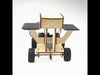 DIY Solar Moon Rover Kit – Solar-powered wooden rover with solar panels, motor, wheels, and educational value for STEM learning and renewable energy exploration.