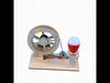 DIY Hand Generator STEM Kit with wooden crank wheel and LED bulb
