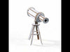 DIY Astronomical Telescope STEM Kit with wooden parts, lens, and tripod stand