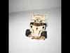 DIY 4WD car model kit assembled on table—Class 7 STEM project view