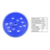 Thin lightweight pinion gear with 6mm center hole – blue