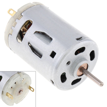 RS895 High Power DC Motor 12V–24V 5000–10000RPM – Large Torque, Low No