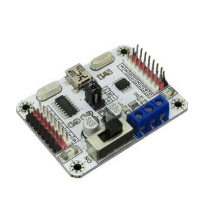 Servo motor board for robot with controller ports