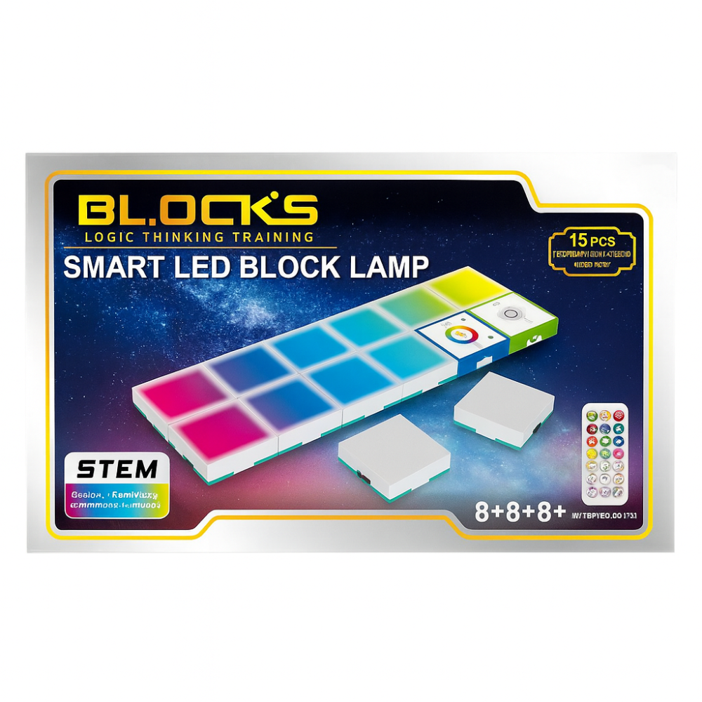Sound Control Light Logic Circuit Blocks STEM Kit – 15 Pcs