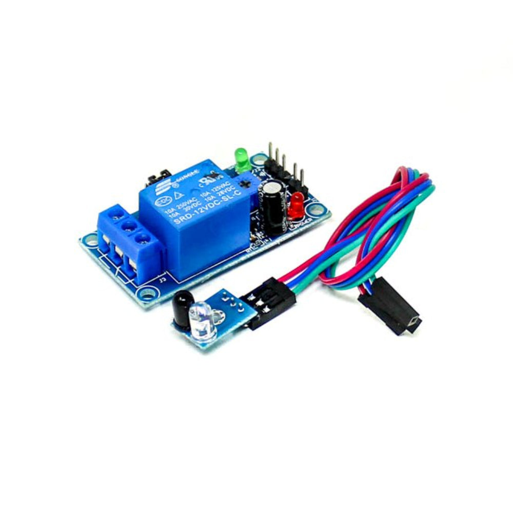 1-Way Infrared Tracking Relay 5V, 12V Sensor Module @ KitsGuru