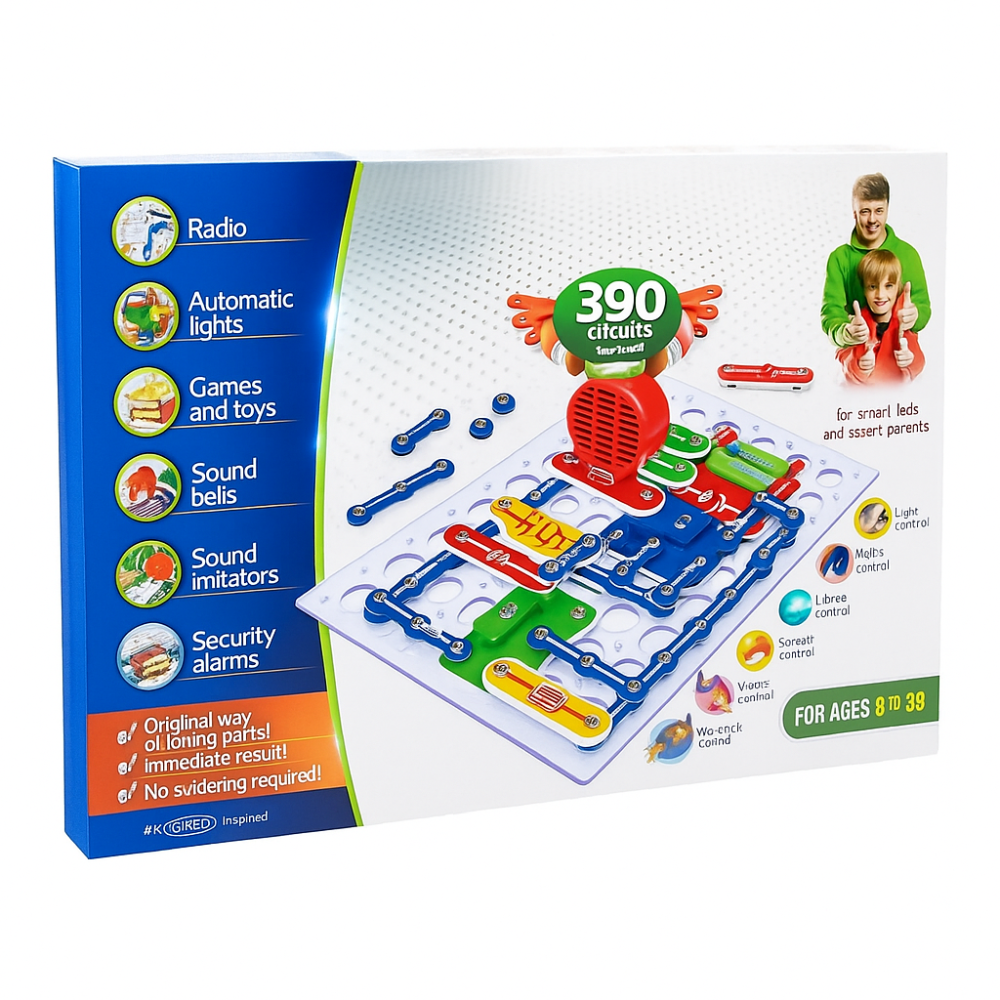 390 Experiments SNAP Circuits STEM Electronics Learning Kit