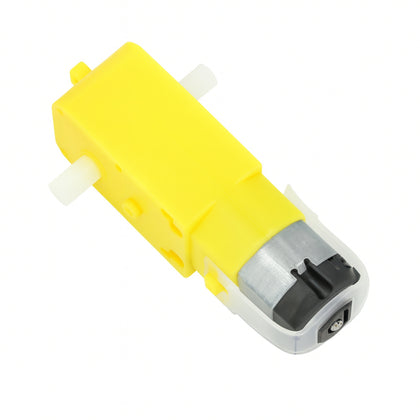 Side profile of TT gear motor for robotics